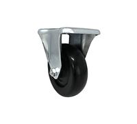 Pastor Hardware 9786 400 Serie (rueda de polipropileno rígido placa Caster, 275-lb capacidad de carga