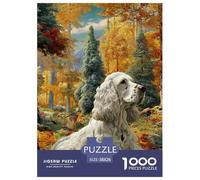 Pastor inglés Antiguo Rompecabezas 1000 Piezas Perro Portrait Puzzle Desafío Difícil, Regalo para Adultos Y Jóvenes 38x26cm/1000pcs