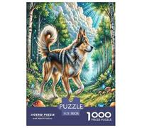 Pastor miorítico rumano Puzzle De 1000 Piezas Rompecabezas para Adultos Rompecabezas 1000 Piezas para Adultos Animales Inteligentes para Amantes O Amigos Rompecabezas Imposable 38x26cm/1000pcs