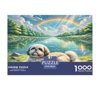 Pastor miorítico rumano Puzzle Desafíos Divertidos Decoración Familiar 1000 Piezas Animales lindoeses Rompecabezas Imposible Juguetes Desafiantes para Adultos 38x26cm/1000pcs