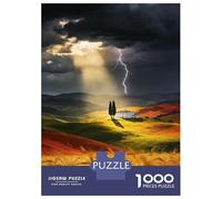 Pastoral 1000 Piezas Rompecabezas De Cartón Rural Toscana Rompecabezas Adultos Rompecabezas Educativo Rompecabezas Familiar Regalo Navideño Rompecabezas 52x38cm/1000pcs