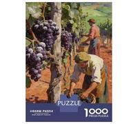 Pastoral Puzzle 1000 Piezas Cartón Puzzle Grande Adulto Relajarse Campo Toscano Educa Puzzle Familiar 70x50cm/1000pcs