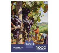 Pastoral Puzzle 1000 Piezas Cartón Puzzle Grande Adulto Relajarse Campo Toscano Puzzle Familiar Rompecabezas Familiar 70x50cm/1000pcs