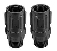 Pastoralist 2pcs Kit de riego 45 PPSI Garden Sistemas de riego de 3/4 Pulgadas Reguladores de presión de Goteo Reductor de presión del Sistema de riego, Reductor de presión de riego