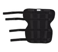 Pastoralist Inmobilizante de pierna pediátrica, inmovilizador de rodilla para niños rodilla ajustable con 3 placa de aluminio de aluminio poliéster poliéster abrazadera con cinta adhesiva, l
