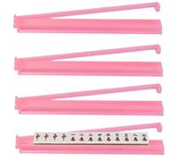 Pastoralist Mahjong Backs con empujadores 4pcs 18.5in Transparente Mahjong Pushers and Backs Accesorios estadounidenses acrílicos y, con