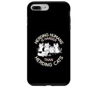 Pastorear Humanos es más difícil Que pastorear Gatos Veterinarios recepcionistas Carcasa para iPhone 7 Plus/8 Plus