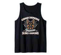 Pastores alemanes Porque el Silencio es sospechoso Camiseta sin Mangas