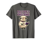 Pastores Antes del Juego Pastor Humor Fe Clero Amante del Café Biblia Camiseta
