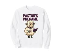 Pastores Antes del Juego Pastor Humor Fe Clero Amante del Café Biblia Sudadera