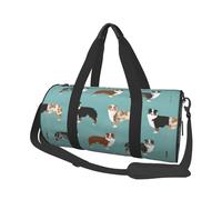 pastores australianos, Bolsa de Viaje de Gran Capacidad, Bolso Redondo, Bolsa de Viaje Deportiva, Bolsa de Mano, Bolsa de Fitness