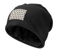 Pastores australianos Lindos,Gorro de Punto Tipo gofre, Gorro de Invierno de poliéster con Forro Polar cálido para Hombres y Mujeres.