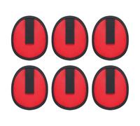Pastores de pesca, cubierta de señuelo de pesca,Sospechadora de cebo para poste - 6 guardia protección para cañas de pesca de hielo Trolling exted, rojo, 15 cm, Consulte la descripción