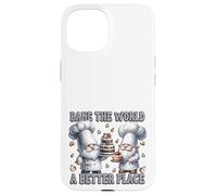 Pastry Chef Dad Gnomes Graphic Bake The World A Better Place Carcasa para iPhone 15