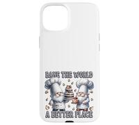 Pastry Chef Dad Gnomes Graphic Bake The World A Better Place Carcasa para iPhone 15 Plus