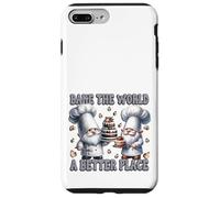 Pastry Chef Dad Gnomes Graphic Bake The World A Better Place Carcasa para iPhone 7 Plus/8 Plus