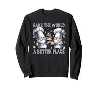Pastry Chef Dad Gnomes Graphic Bake The World A Better Place Sudadera
