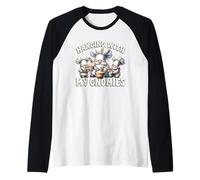 Pastry Chef GNOME Retirement Plan Hanging with My Gnomies Camiseta Manga Raglan
