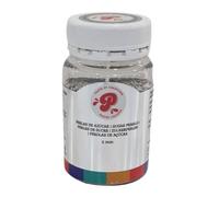 PASTRY COLOURS - Perlas Comestibles para Tartas - Nonpareils Plateados - Decoraciones Repostería - Color Plata (2mm)