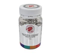 PASTRY COLOURS - Perlas Comestibles para Tartas - Nonpareils Plateados - Decoraciones Repostería - Color Plata (7mm)