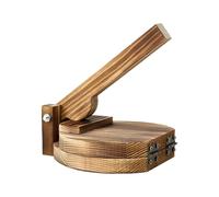 Pastry Mold Press Tool, Wooden Food Shaper, Manual Dumpling Wrapper Device, Culinary Dough Forming Aid Ravioli Wonton Empanada Maker for Kitchen Cooking Baking Preparation Setup