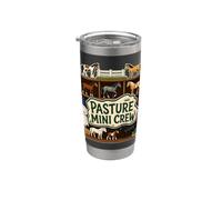 Pasture Mini Crew Caballos Cerca Heno Vaso térmico de acero inoxidable de doble pared