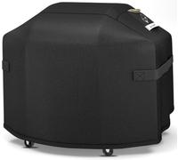 PasWith Cubierta para barbacoa de 140 cm para barbacoa al aire libre, 600D Ultima, duradera, duradera, resistente al agua, resistente al desgarro, resistente a la decoloración, 3 - 4 quemadores