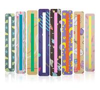 Pasyauer 16 StüCk Sentido Lectura Rayas Conjunto de Tiras para Niños para Superar La Dislexia Marcadores De Colores ()