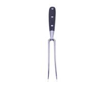Pasyauer Tenedor de barbacoa de acero inoxidable para barbacoa, tenedor de carne, herramientas para asar, tenedor de pescado, carne cocida a la parrilla, color negro