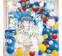 Pat Dog 5 años Decoraciones Globos Cumpleaños, Pat Dog 5 años Guirnalda Globos, Fondo Cumpleaños Paw Dog, Decoraciones Fiestas infantiles, Globos Aluminio Paw Dog, decoración fiesta Cumpleaño