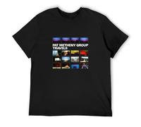 Pat Metheny Group Travels Owl - Camiseta para hombre, unisex, color negro, Negro , L