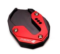 Pata Cabra Soporte Almohadilla Caballete Lateral De Motocicleta para B&MW F900R F900XR 2020-2025 Extensión Placa De Soporte Caballete Lateral Antideslizante Lateral Extensión Pad(Rojo 1)