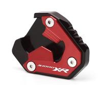 Pata Cabra Soporte Pata De Cabra Motocicleta para B&MW S1000XR 2020-2022 Extensión Caballete Lateral Placa Soporte, Base Ampliada, Almohadilla Antideslizante Lateral Extensión Pad(Rojo 1)