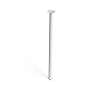 PATA CILÍNDRICA DE ACERO EN COLOR BLANCO MOD.401G. MEDIDAS Ø3x70cm 2-401G.700.01 REI