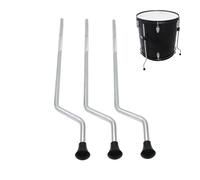 Pata de apoyo para tambor, patas plegables, 3 unidades, antideslizante, pedagogía musical y entretenimiento, pieza de instrumento de percusión para conciertos, actuaciones en escenario