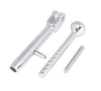 Pata De Cabra Ajustable Para Motocicleta FZ-07 Y Para MT-07 2013, 2014, 2015, 2016, 2017, 2018, 2019, 2020(Chrome)