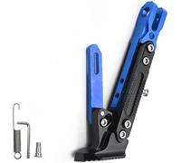 Pata de Cabra para Motocicleta para BMW K 100 2V (1983-1991), Caballete Juego Soporte TríPode AleacióN Aluminio Lateral Apoyo Accesorios ,A Blue