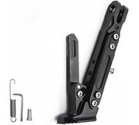 Pata de Cabra para Motocicleta para Ducati Scrambler Sixty2 2017-, Caballete Juego Soporte TríPode AleacióN Aluminio Lateral Apoyo Accesorios ,A Black