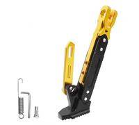 Pata de Cabra para Motocicleta para Harley-Davidson Tri Glide Ultra (FLHTCUTG) Soporte para Pie de Motocicleta Ajustable Soporte Lateral de Aluminio,Gold