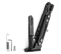 Pata de Cabra para Motocicleta para Kawasaki Z H2 Performance Soporte para Pie de Motocicleta Ajustable Soporte Lateral de Aluminio,Black