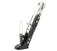 Pata de Cabra para Motocicleta para Triumph Legend TT 1999 2000 2001, Soporte de Pie de Estacionamiento Lateral Antideslizante Ajustable,C/Silver