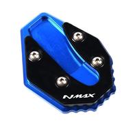 Pata De Cabra Para Motocicleta Uso de ajuste for Yamaha NMAX155 NMAX125 N-MAX155 NMAX N-MAX 155 125 2020 Motocicleta CNC Almohadilla extensión stand Kickstand(Blue)