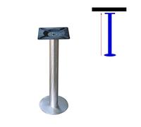 Pata de escritorio de alta resistencia de una sola columna, pata de mueble, columna de soporte de pata de mesa de café, soporte de tubo redondo de metal grueso para barra de cocina
