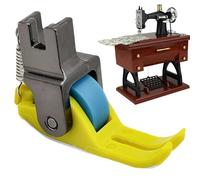 Pata de impresora para rodillo estrecho, pie recto para impresora | Prensatelas para máquina de coser multifuncional para denim y cuero, se adapta a máquinas Lockstitch
