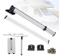 Pata De Mesa Extraíble Y Riel Deslizante Para Autocaravanas Y Yates, Pata De Mesa Plegable 51,5-78 cm Telescópica Para Autocaravanas Rieles Guía De 50 cm Soporte De Base Para Mesa De Autocaravana
