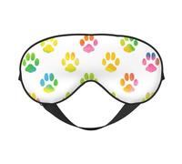 Pata de perro acuarela, Cubreojos completos Antifaz bloqueador de luz Antifaz para dormir Antifaz suave con los ojos vendados Noche