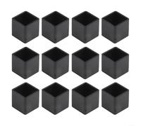 Pata de silla cuadrada fabricada con goma para proporcionar protección al suelo sin necesidad de adhesivos ni herramientas (20 x 20 mm)