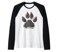 Pata de Therian Camiseta Manga Raglan