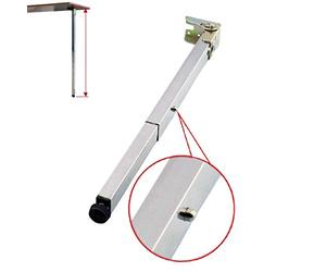 Pata Extensibles de Mesa Acero Inoxidable,Pata de Muebles de Metal Ajustables,Pata de Escritorio de Barra Telescópica Plegables,Pie de Escritorio de Barra Push-Pull,1pcs(100cm/39.4in)