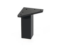 Pata Mueble Cuadrada Abs 40x100mm Negra 50013ne